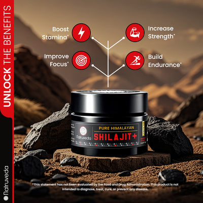 Natruveda Pure Himalayan Shilajit Resin Plus Ashwagandha & 9 Herbs - 1.27 Oz