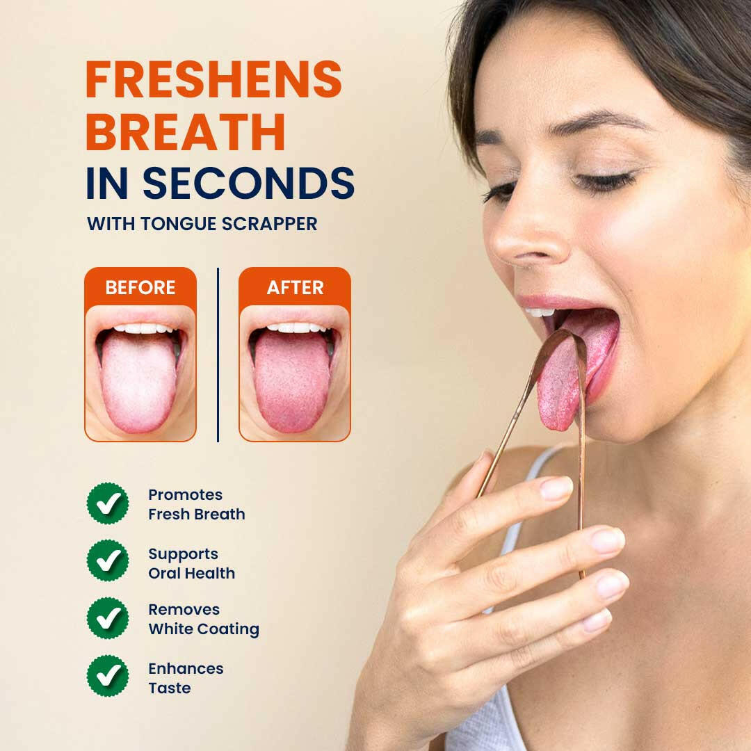 Natruveda Copper Tongue Scraper - Natruveda #