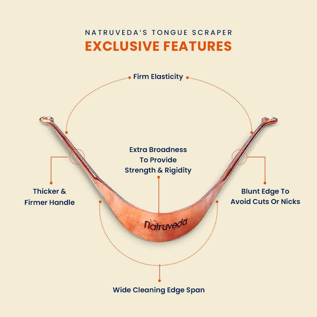 Natruveda Copper Tongue Scraper - Natruveda #