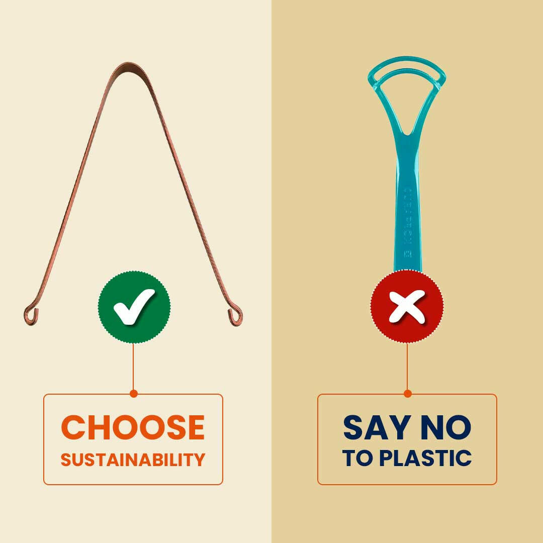 Natruveda Copper Tongue Scraper - Natruveda #