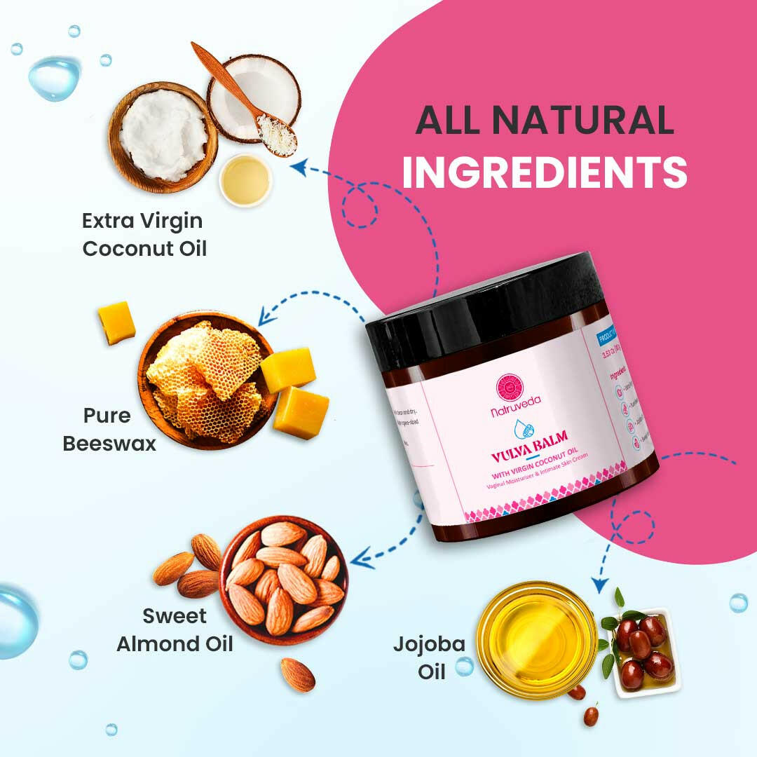 Natruveda  Natural Vulva Balm - Fragrance Free - Natruveda #