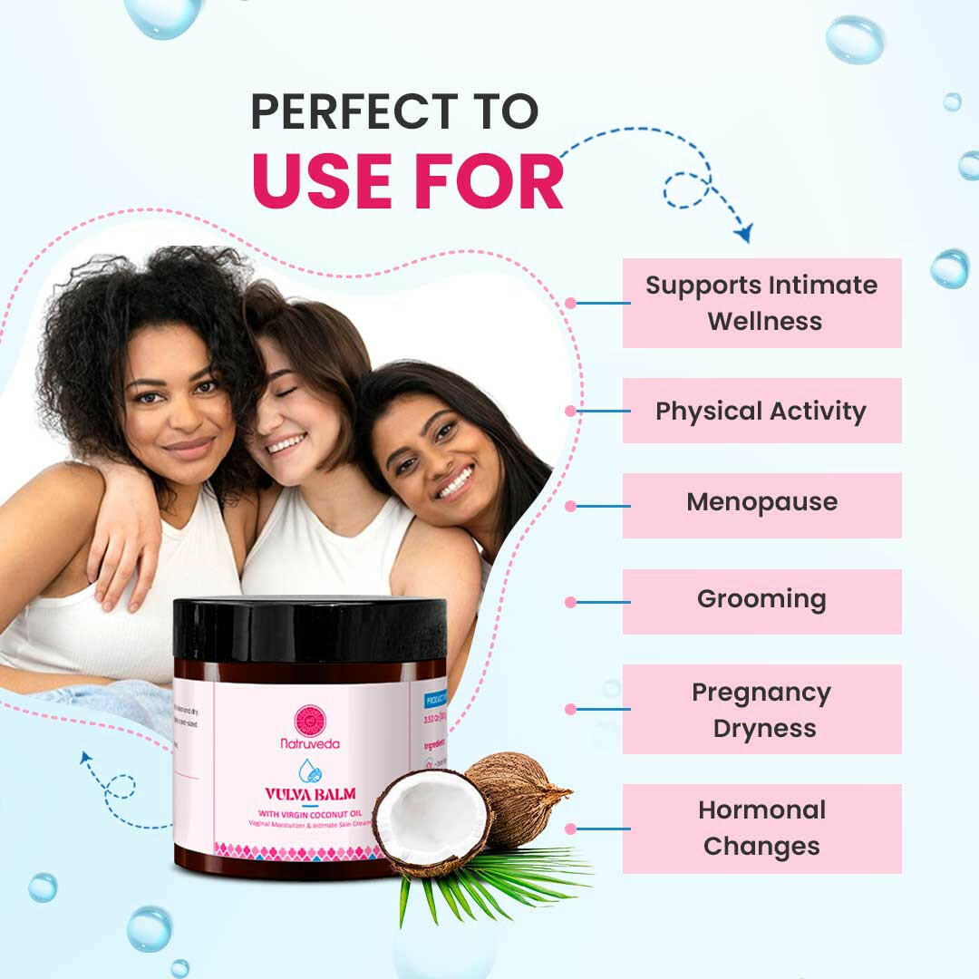 Natruveda  Natural Vulva Balm - Fragrance Free - Natruveda #