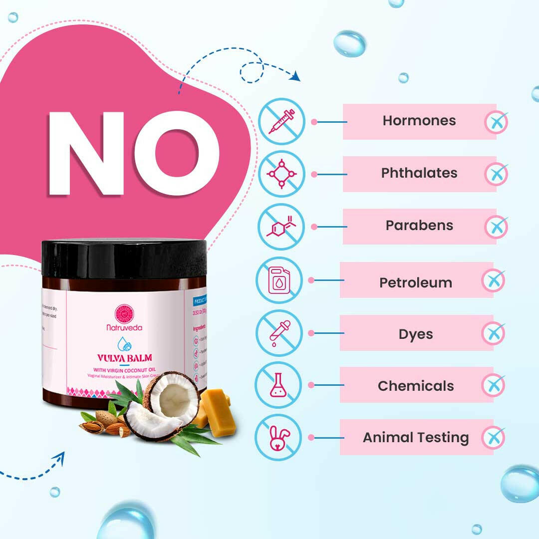 Natruveda  Natural Vulva Balm - Fragrance Free - Natruveda #