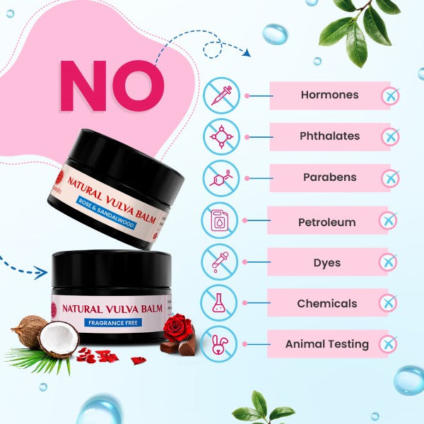 Natruveda Natural Vulva Balm | Discovery Pack | 0.35 oz (10 + 10 gm)