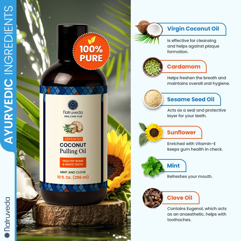 Natruveda Advanced Coconut Pulling Oil