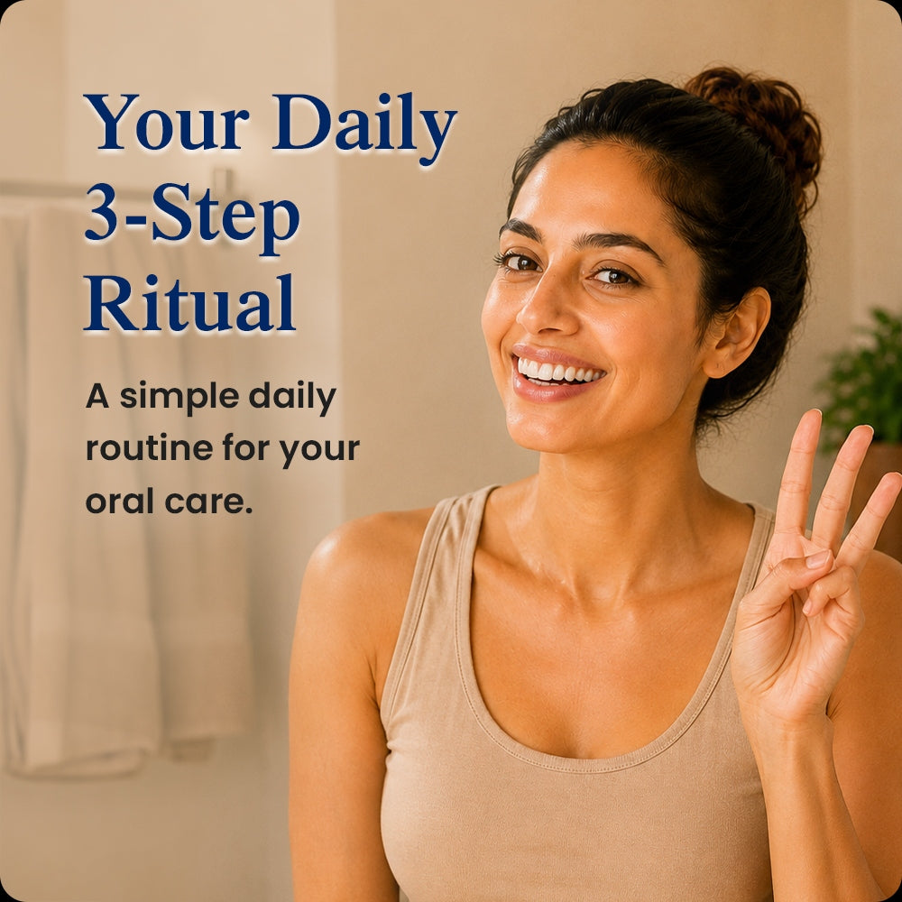 Your Daily 3-Step Ritual - Natruveda Oral Care Collection