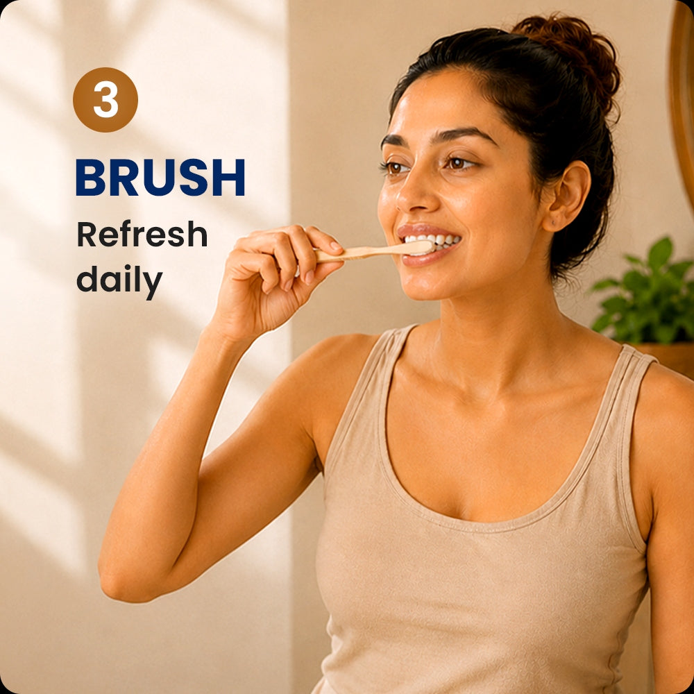 Your Daily 3-Step Ritual: Step 3 Brush